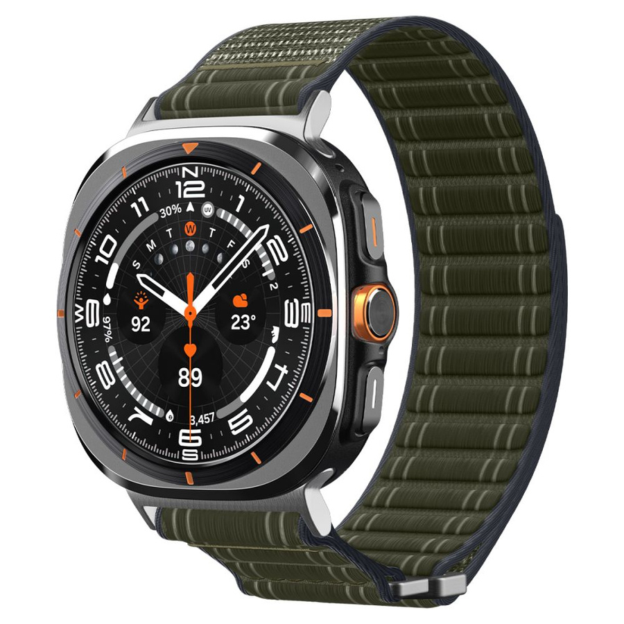 SPIGEN WBF0 siksniņa SAMSUNG GALAXY WATCH ULTRA 2024 / 2025 (47 MM) zaļš