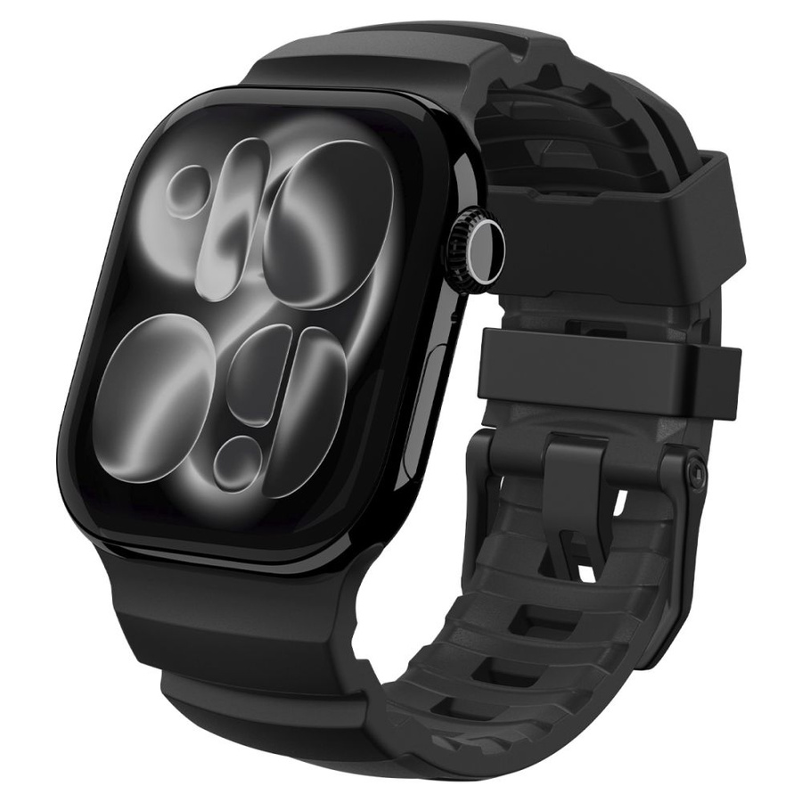 SPIGEN WBS2 siksniņa APPLE WATCH 8 / 9 / 10 / 11 / SE / ULTRA (44 / 45 / 46 / 49 MM) melns