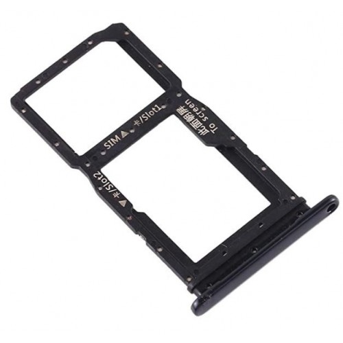 SIM Holder Saderīgs ar Huawei P Smart Z SIM card holder Melns