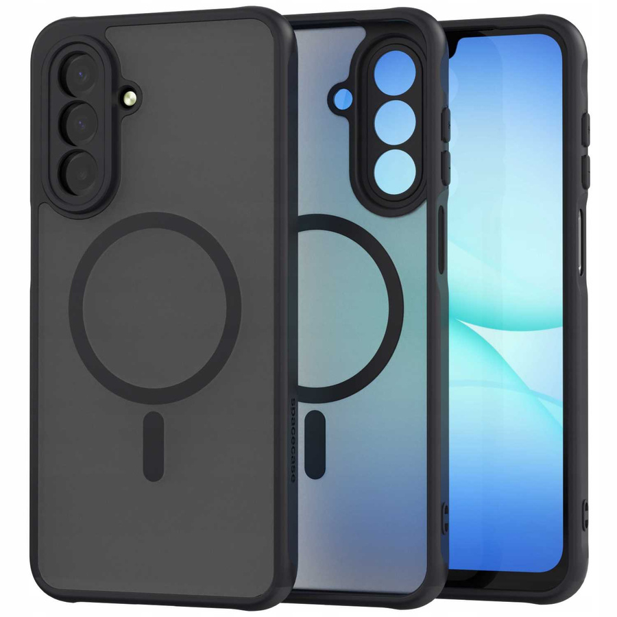 Spacecase Maciņš Hybrid Mag Galaxy A17 4G/5G melns