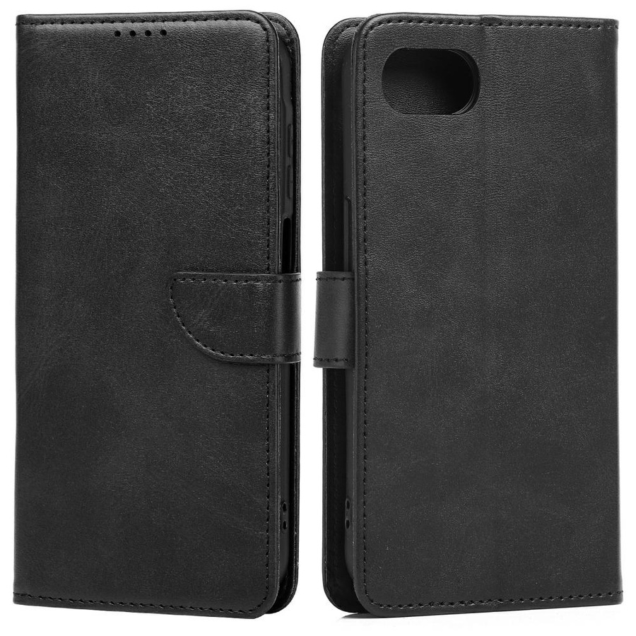 Etui Marv Wallet iPhone 16e melns/melns bookcase