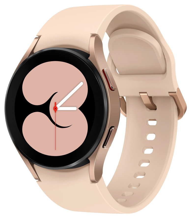 [OUTLET] Samsung Galaxy Watch 4 40mm BT R860N Rose Gold ar gumijas siksniņu Pink Grade C
