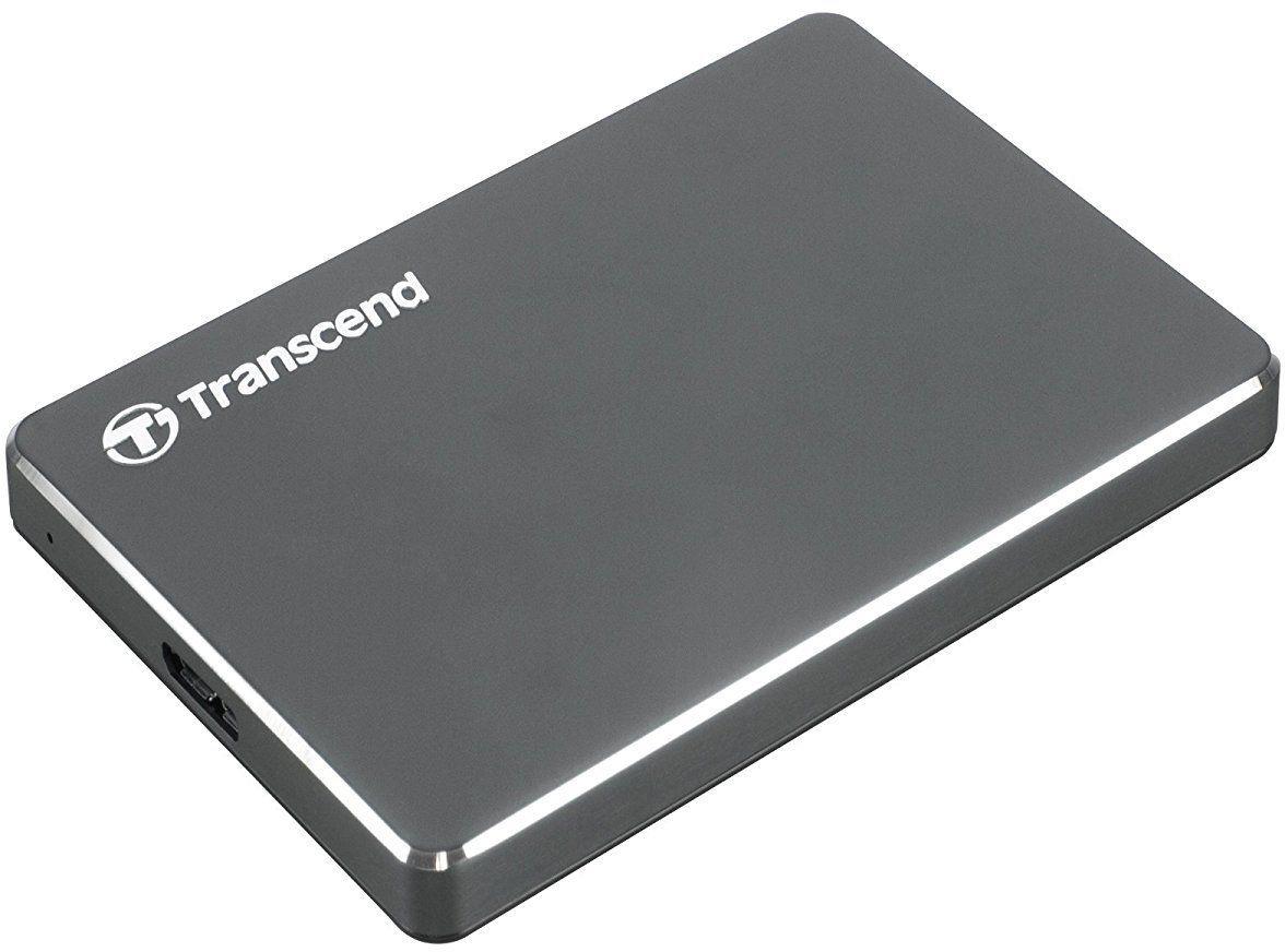 Ārējais HDD TRANSCEND StoreJet 1TB USB 3.1 pelēks
