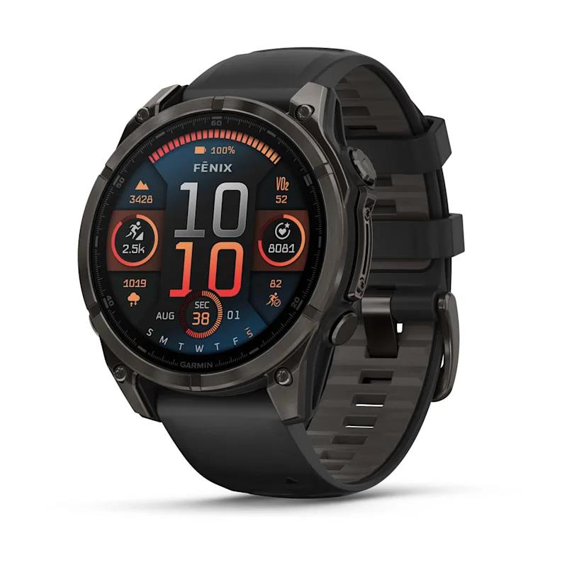 Viedpulkstenis Garmin Fenix 8 Sapphire melns/pelēks