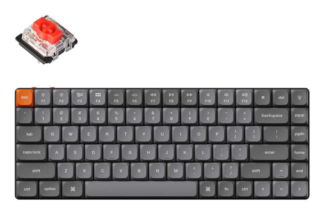 Bezvadu tastatūra KEYCHRON K3 Max RGB melna