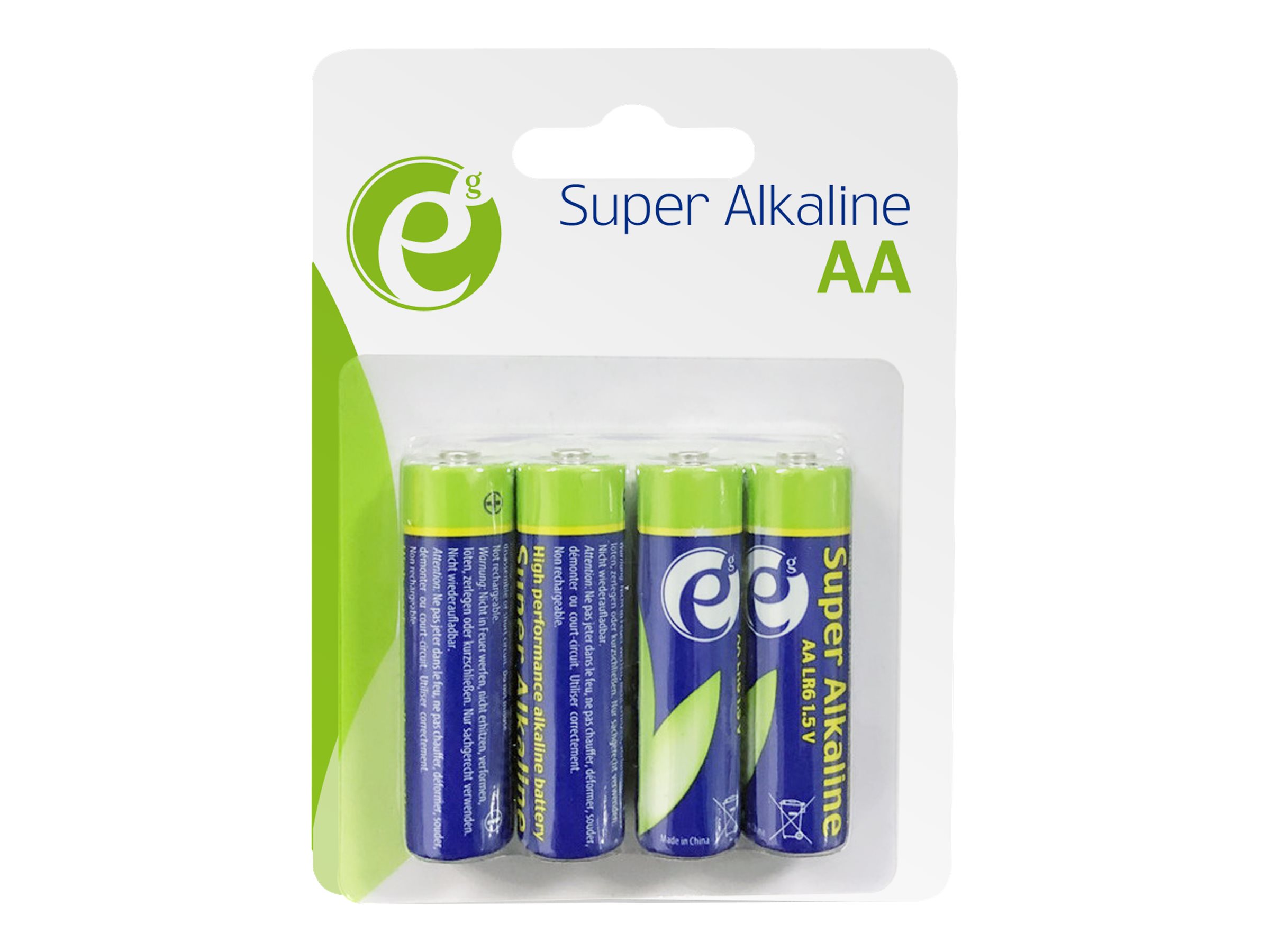 Gembird sārma baterijas LR6 AA 4 gab.