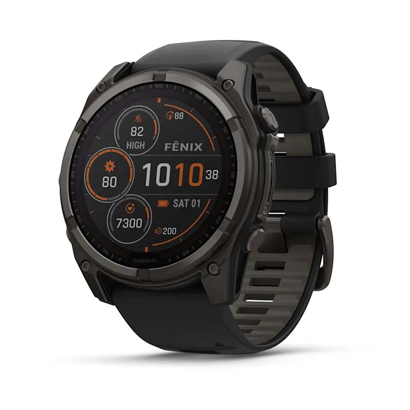 Viedpulkstenis Garmin Fenix 8 Sapphire Solar melns/pelēks