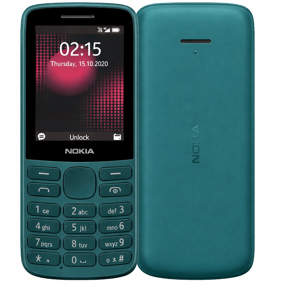Nokia 215 2024 zils, DualSim, 4G