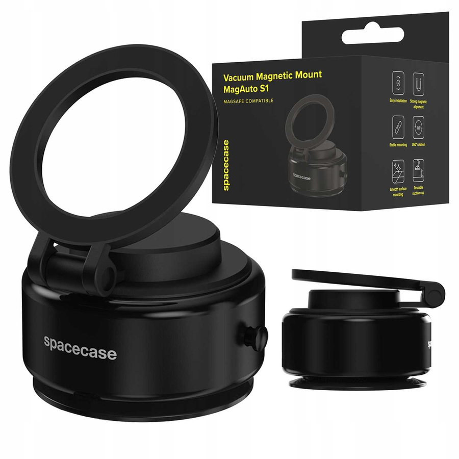 Spacecase Vacuum Magnetic Mount MagAuto S1