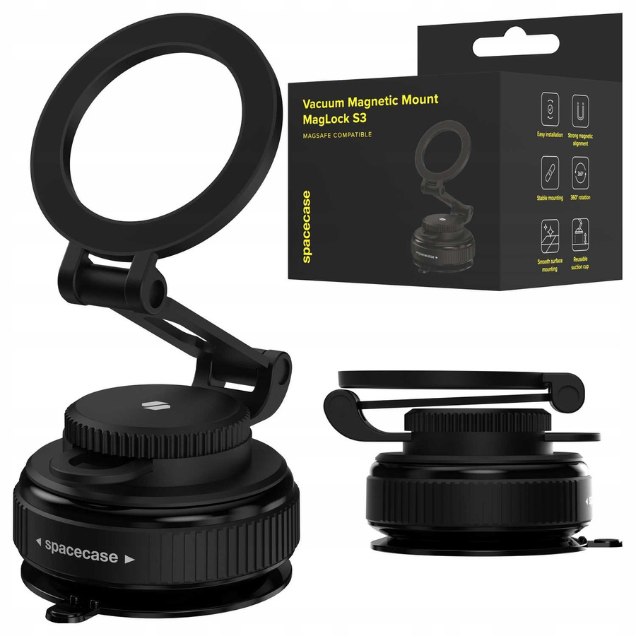 Spacecase Vacuum Magnetic Mount MagLock S3