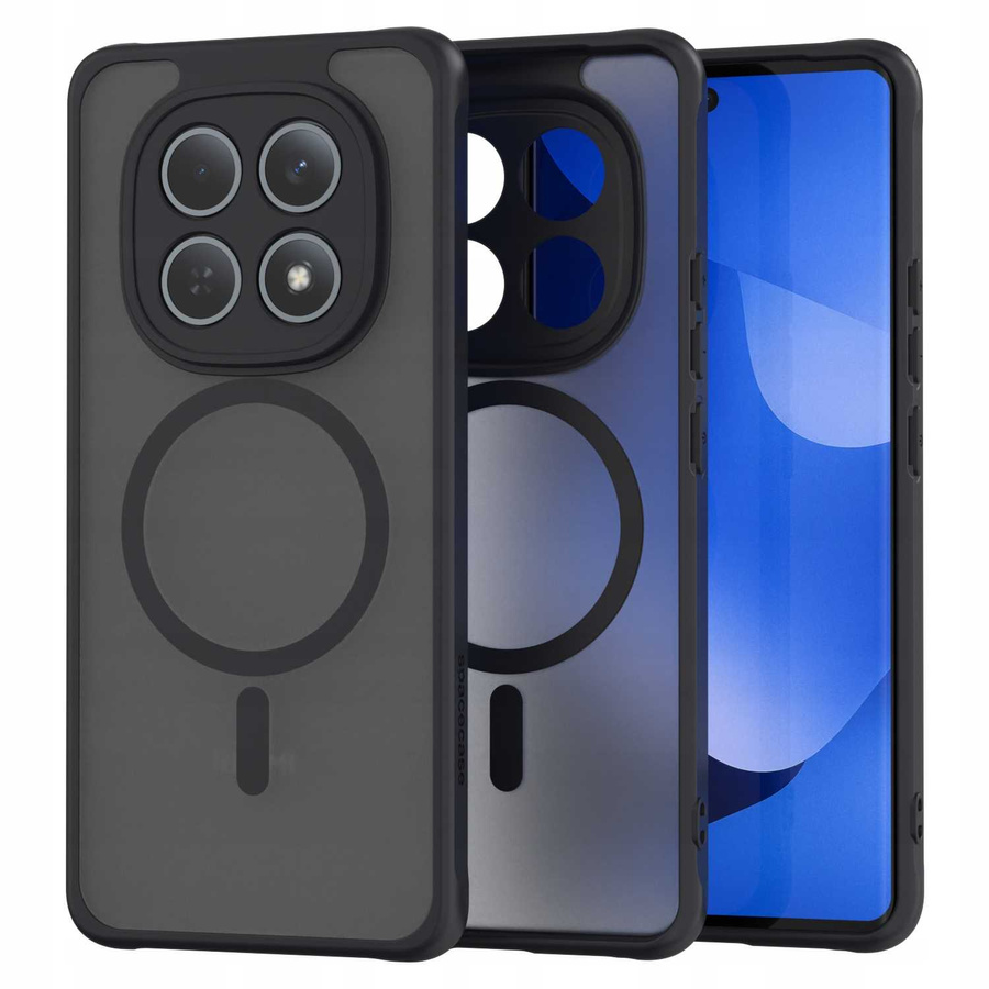 Hybrid Mag futrālis RM Note 15 4G/5G melns