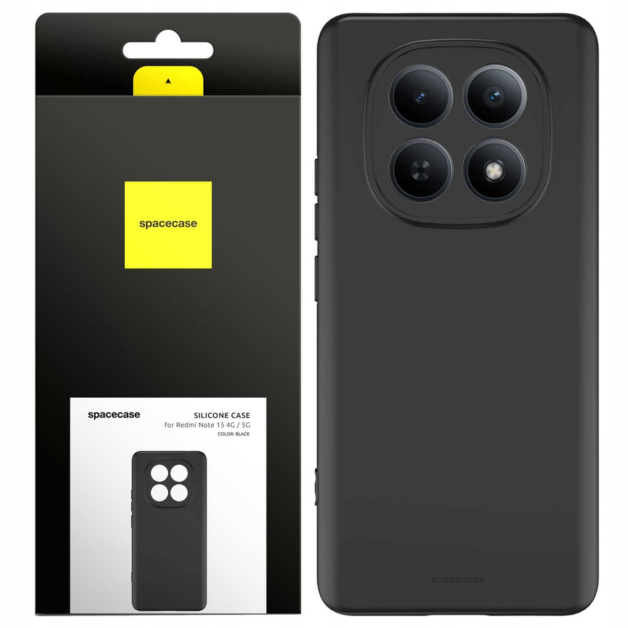 Silikona futrālis 3.0 POCO M8/RM Note 15 4G/5G melns