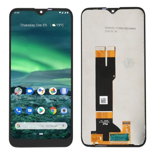 LCD Displejs Saderīgs ar Nokia 2.3 Melns HQ