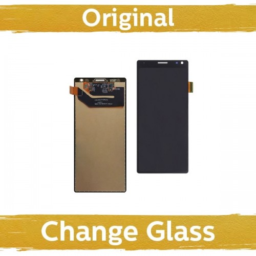 LCD Displejs Saderīgs ar Sony Xperia 10 Plus Melns (Renewed: China)