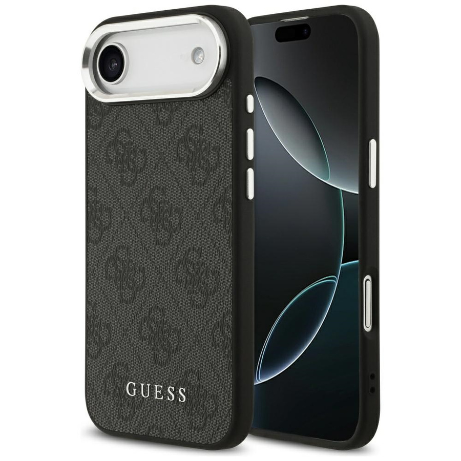 Guess 4G Classic Logo MagSafe maciņš iPhone Air melns