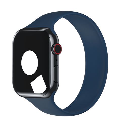 APPLE SIKSNIŅA APPLE WATCH SOLO LOOP 42/44/45MM SIZE 10 STORM BLUE bez iepakojuma