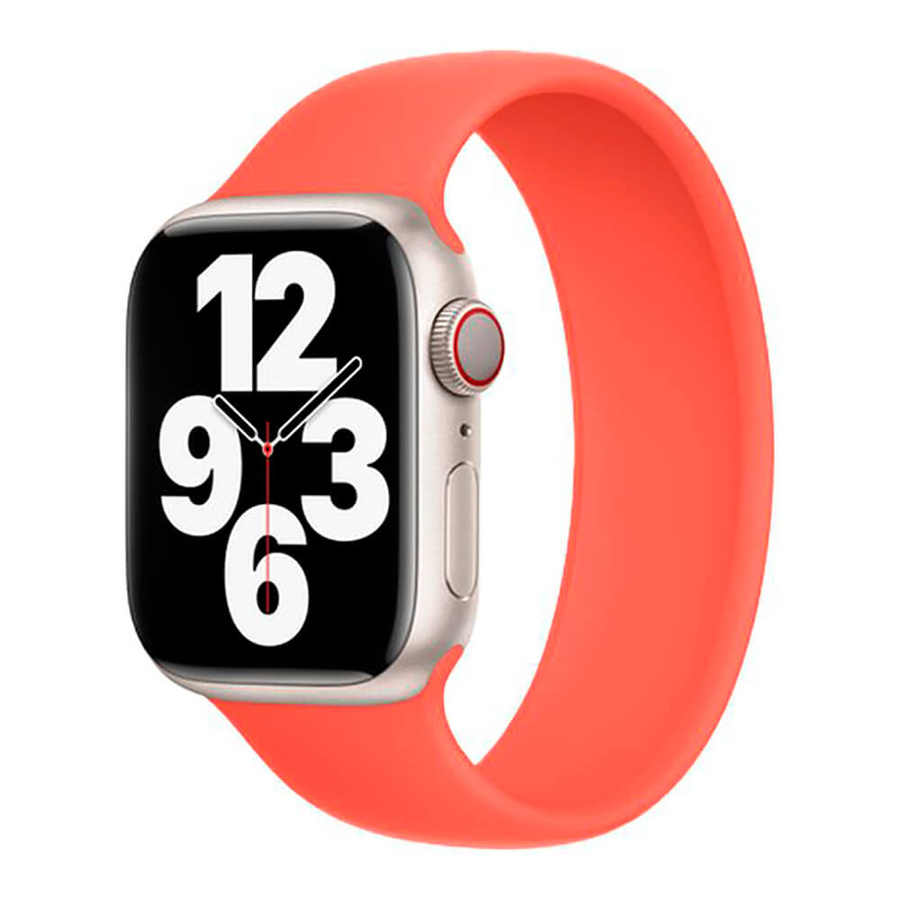 APPLE SIKSNIŅA APPLE WATCH SOLO LOOP 42/44/45MM SIZE 10 NECTARINE bez iepakojuma