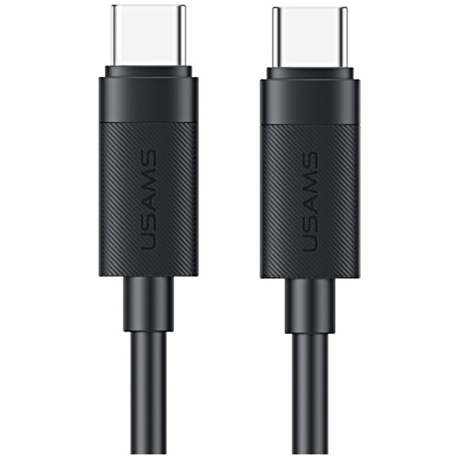 Kabelis USAMS U94 60W USB-C uz USB-C 1m melns