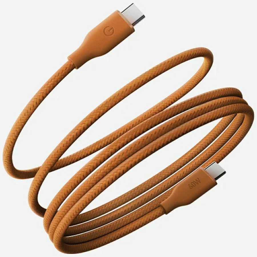 Kabelis Energea Helix 60 USB-C uz USB-C magnētisks 480Mbps 60W 1.5m oranžs