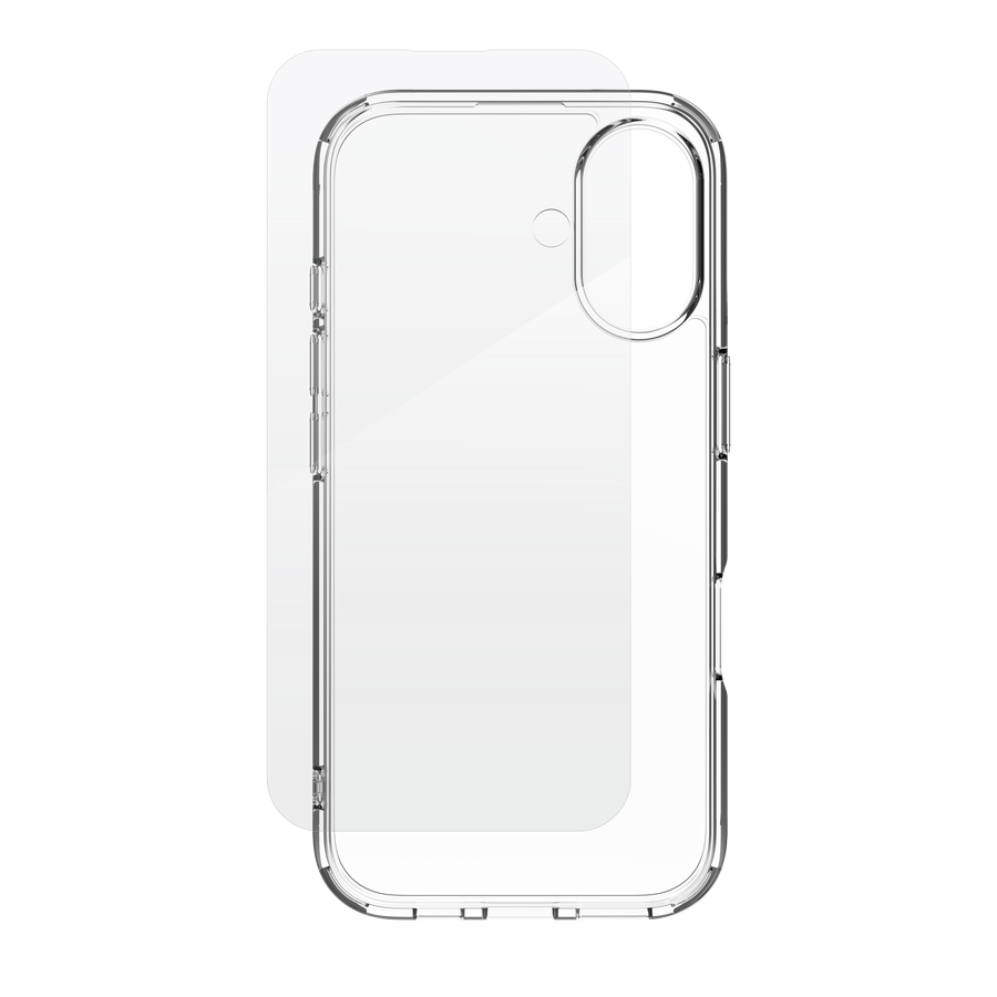 InvisibleShield BUNDLE-Glass Elite 360-Apple-iP16-FG-caurspīdīgs-INTL caurspīdīgs CASE + Screen Protection
