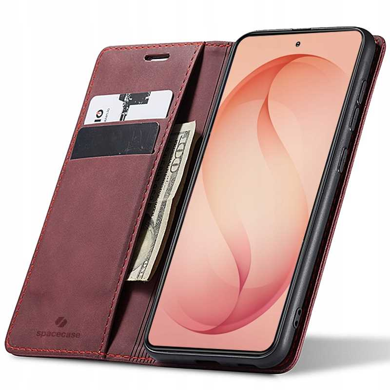 Maciņš-maks Galaxy S26 sarkans