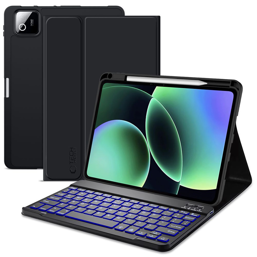 TECH-PROTECT SC PEN + KEYBOARD XIAOMI PAD 7 / 7 PRO / 8 / 8 PRO 11.2 melns