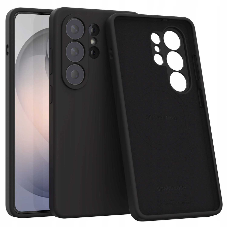 Silikona Mag futrālis Galaxy S26 Ultra melns