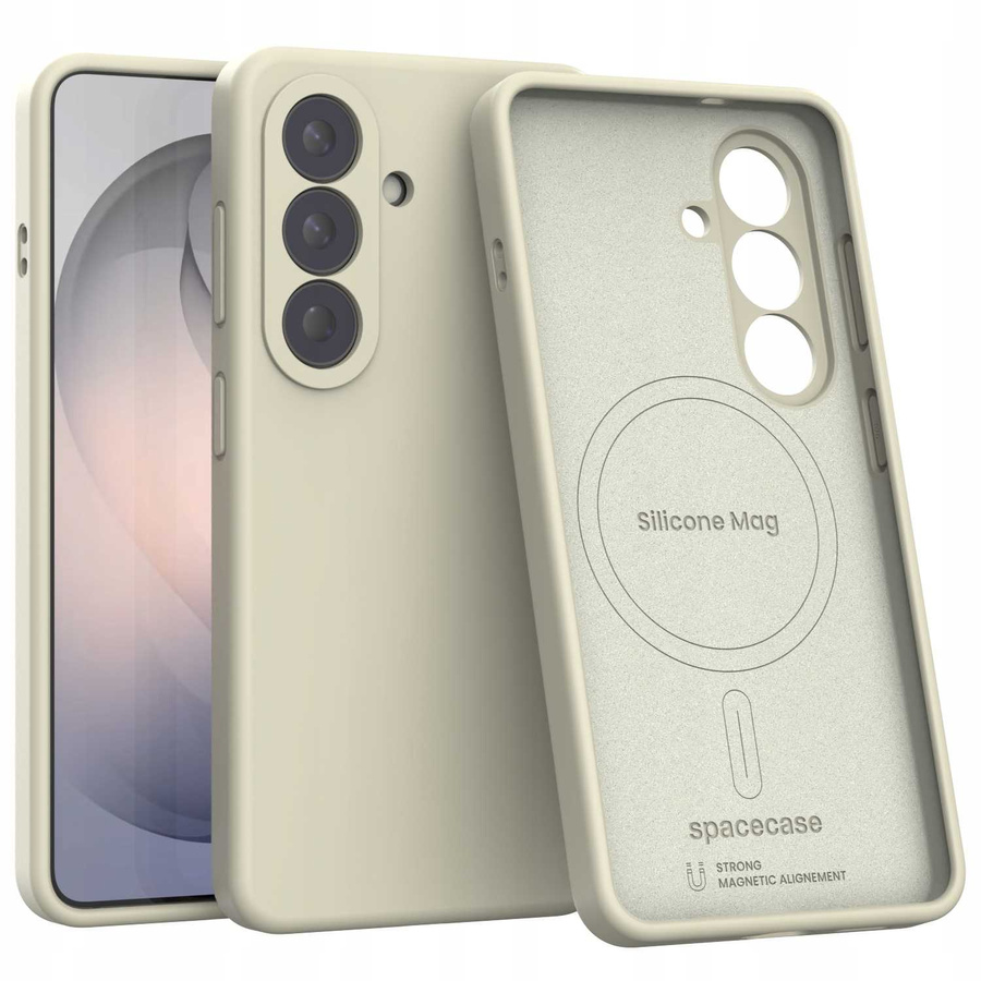 Silikona Mag futrālis Galaxy S26 bežš