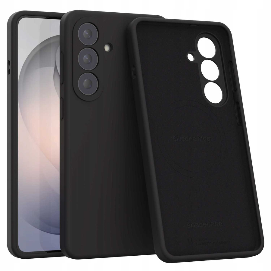 Silikona Mag futrālis Galaxy S26+ melns