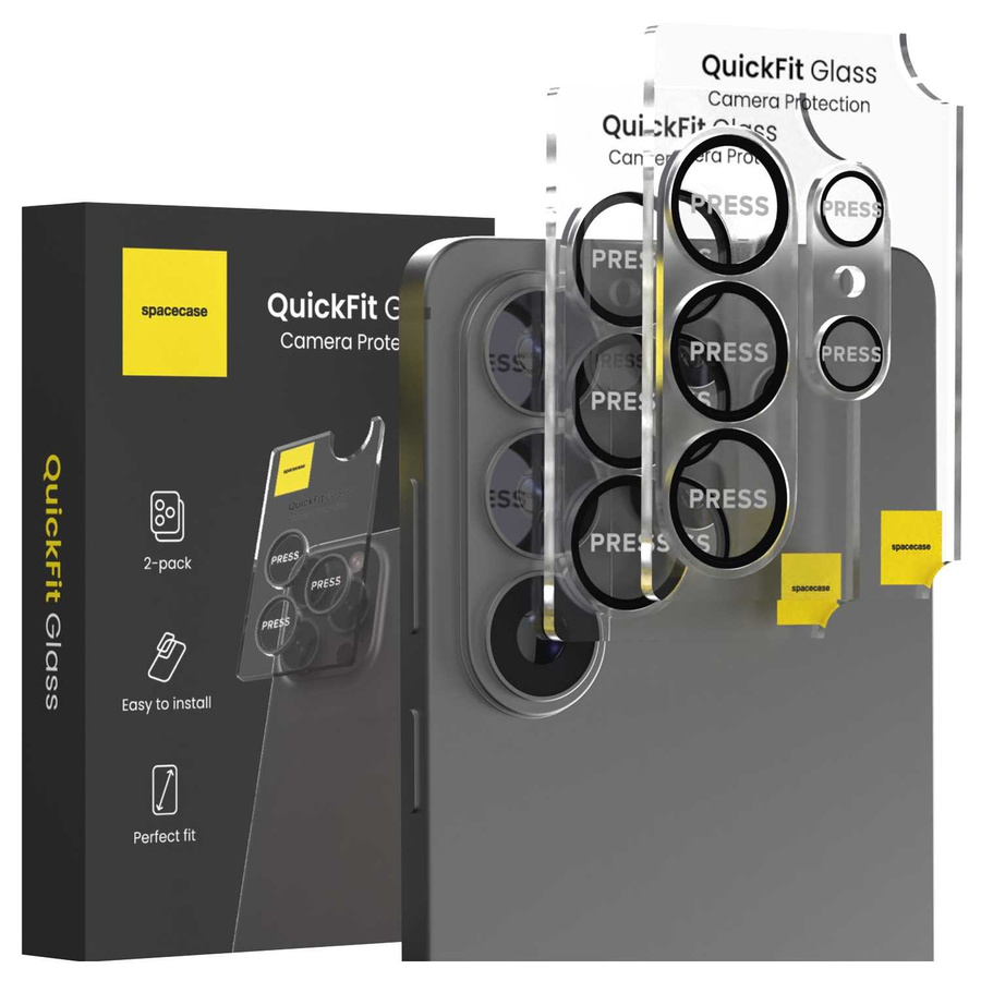 Kameras aizsargstikls QuickFit Camera Galaxy S26 Ultra melns