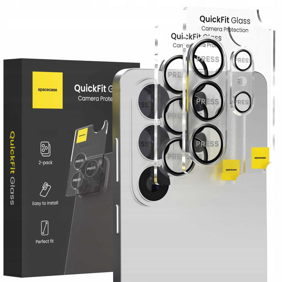 Kameras aizsargstikls QuickFit Camera Galaxy S26 Ultra sudraba