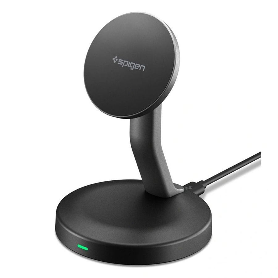 SPIGEN EF151MS ESSENTIAL MAGNETIC MAGSAFE WIRELESS CHARGER 15W melns