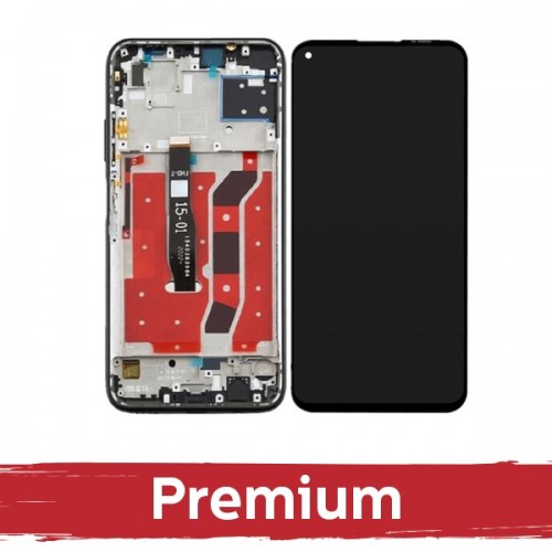 LCD Displejs Saderīgs ar Huawei P40 Lite / Melns / OEM