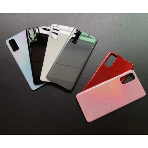 Aizmugurējais vāciņš Saderīgs ar Samsung G985 S20 Plus / Cosmic Pelēks / (ar camera lens) OEM