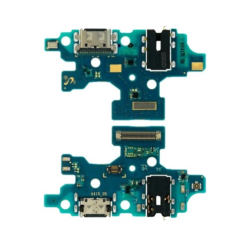 Charging Port Saderīgs ar Samsung A415 A41 2020 ar Flex / Plata OEM
