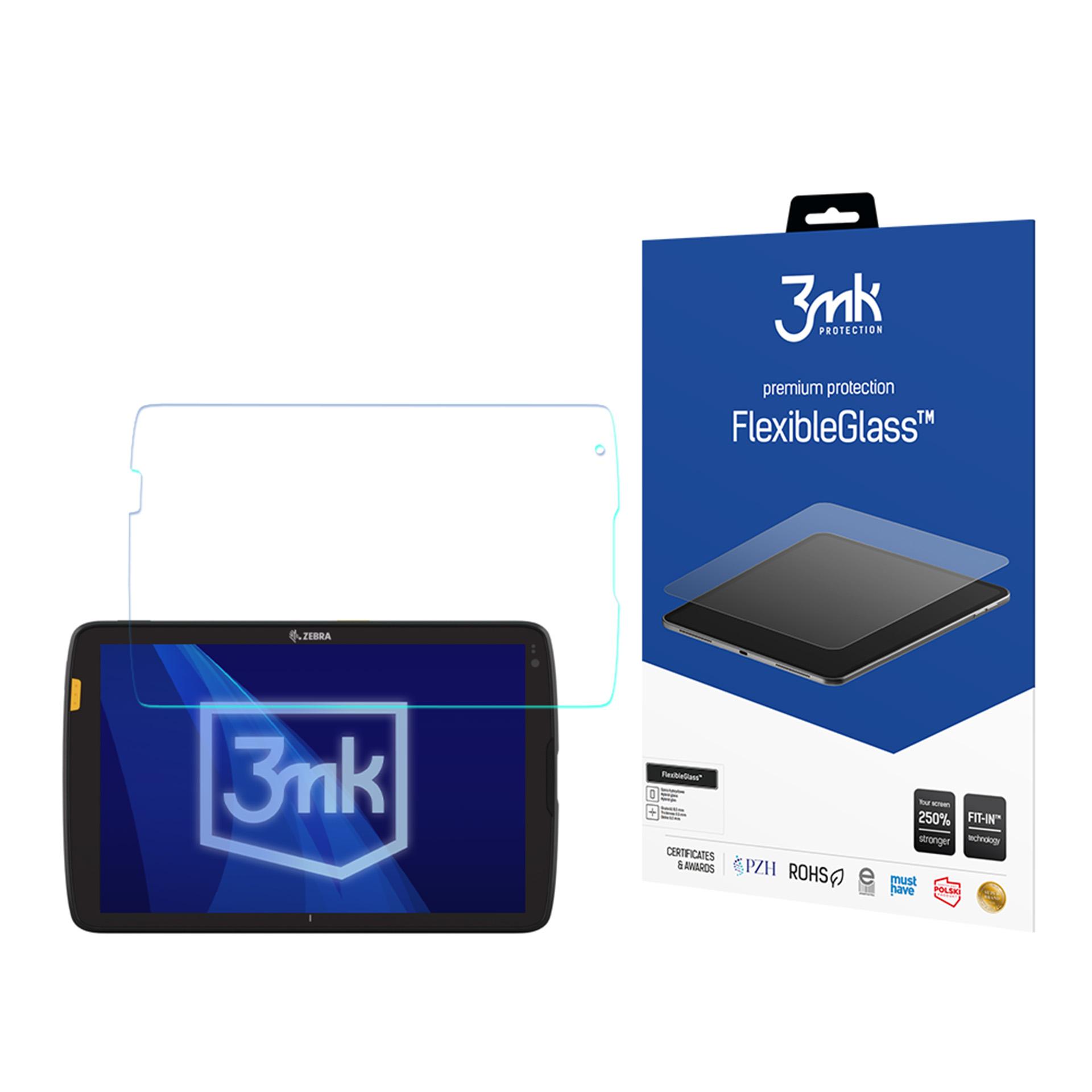 Hybrid glass 3mk FlexibleGlass on Zebra ET45CA