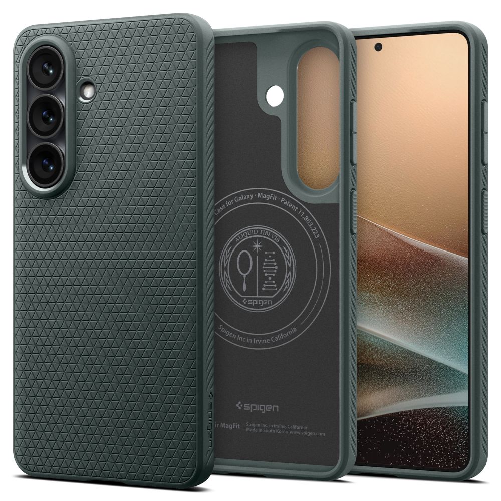 Spigen Liquid Air Mag MagSafe maciņš priekš Samsung Galaxy S26+ - zaļš