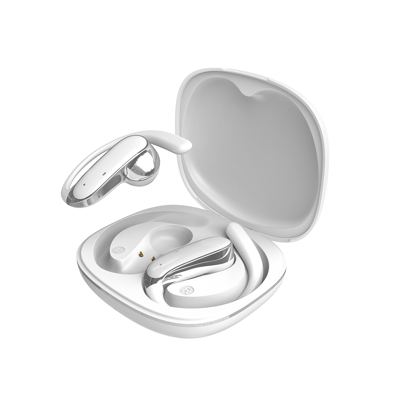 Dudao U17Z Bluetooth 5.3 OWS austiņas with Ear Hooks - balts
