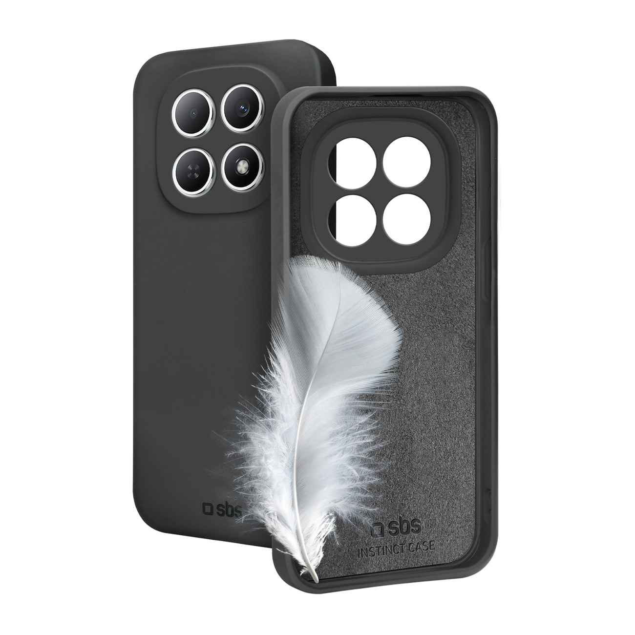 SBS Instinct korpuss priekš Xiaomi Redmi Note 15 Pro - Black