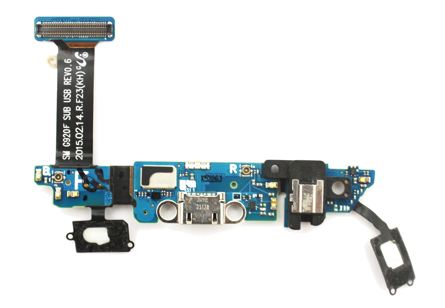 Flex Samsung G920 S6 priekš plugin, microphone, headphone connector un function keys ORG