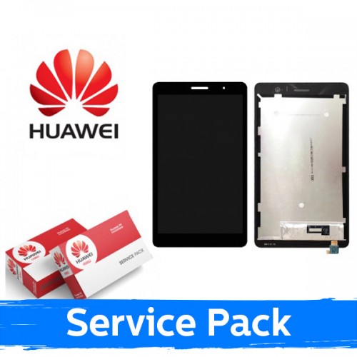 LCD Displejs Saderīgs ar Huawei MediaPad T3 8.0'' Melns Ar Frame (Service Pack)