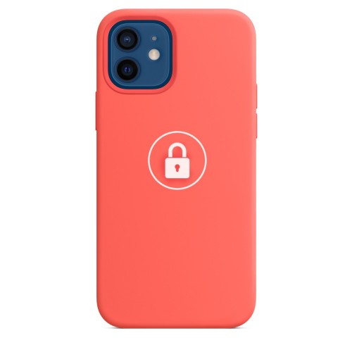 Phone Maciņš "Silicone Maciņš" priekš Apple iPhone 12 Pro Max / Rozā Citrus / in package