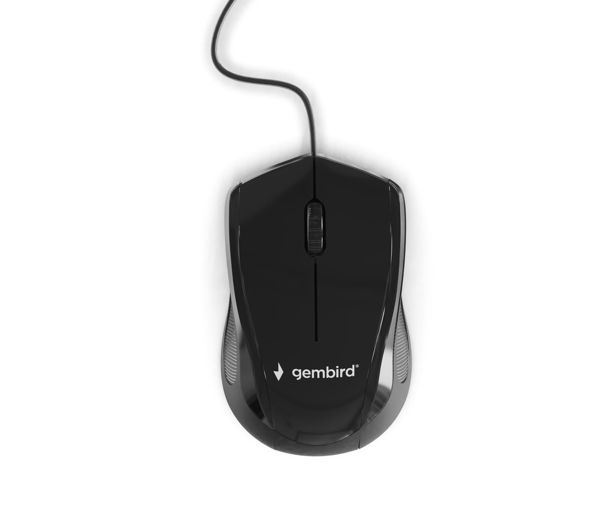 Gembird USB optiskā pele melna