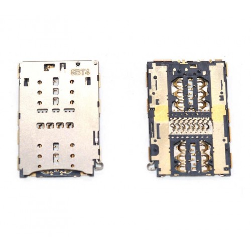 SIM Card Socket / Contacts Saderīgs ar Huawei P10 Original