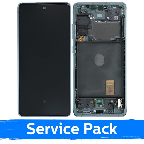 LCD Displejs Saderīgs ar Samsung G780 S20 FE (G781 S20 FE 5G) Ar Frame / Cloud Piparmētru Zaļš / (Service Pack)