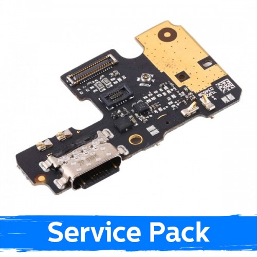 Charging Port Saderīgs ar Xiaomi Mi A3 Ar Flex / Plata Original (Service Pack)