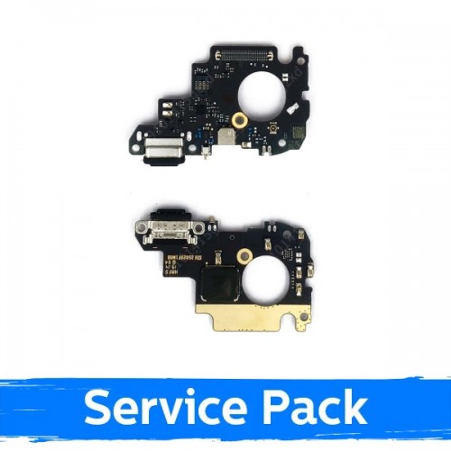 Charging Port Saderīgs ar Xiaomi Mi 9 Ar Flex / Plata Original (Service Pack)