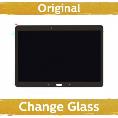 LCD Displejs Saderīgs ar Samsung T805 / T800 Tab S 10.5 Melns Original (Renewed: China)