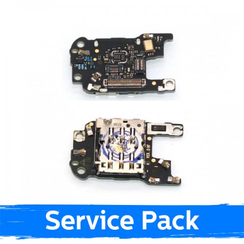 Flex kabelis saderīgs ar Huawei P30 Pro SIM kontakto un mikrofonu / mikrofonu (Service Pack)