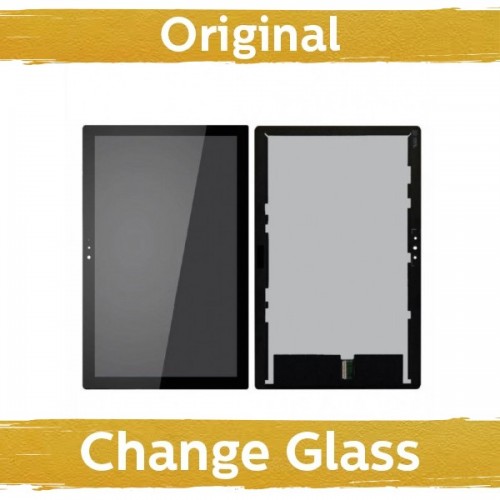 LCD Displejs Saderīgs ar Lenovo Tab M10 / (X605LC / X605FC) / (Small version) Balts (Renewed: China)